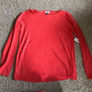 Old Navy coral sweater